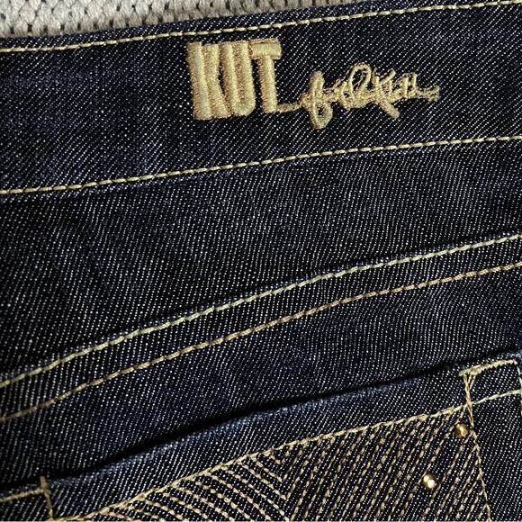 Kut From The Kloth Jeans Womens 6 32X34 Blue Splendid Bootcut Embroidered Tall - Picture 11 of 16